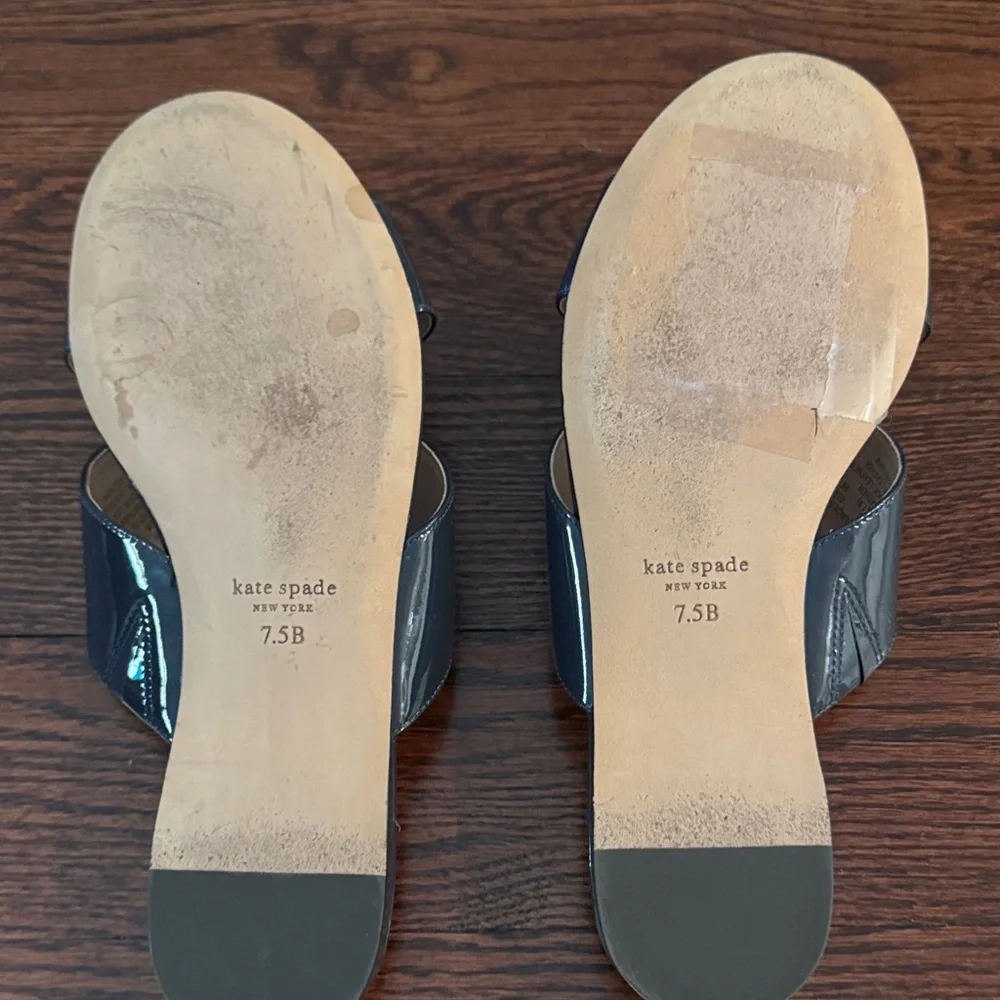 Kate Spade Dark Blue Sandals with Starfish Accent - Picture 2 of 2